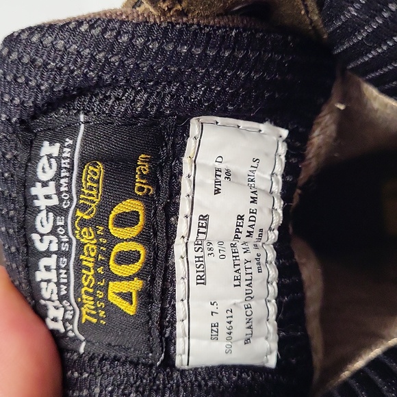 Irish Setter by Red Wing Gore-tex Boots mens size 7.5 - Picture 8 of 16